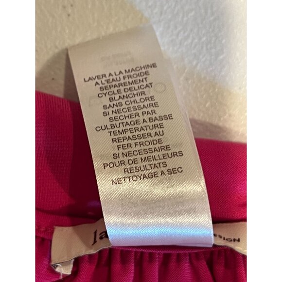 Laundry by Design Colorblock Maxi Dress Summer Tie Waist Pink Orange M Was $148 - Picture 6 of 9